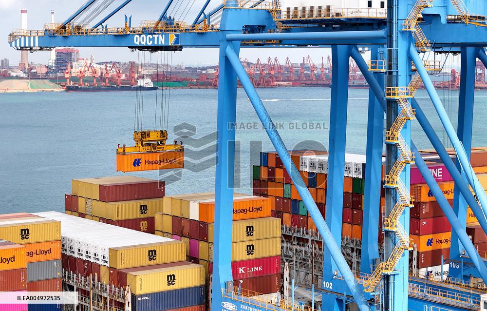 Shandong Port Foreign Trade Route