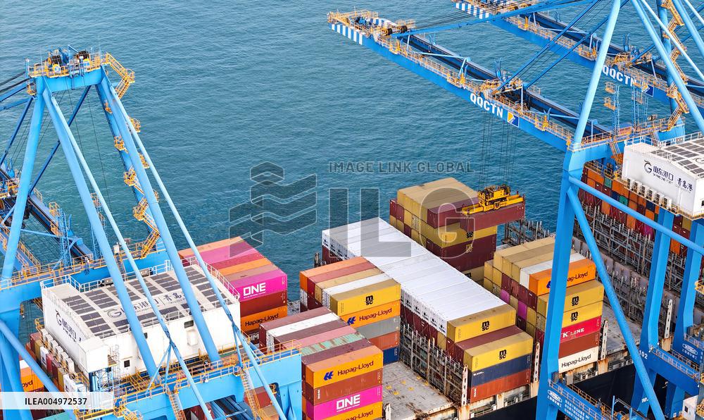Shandong Port Foreign Trade Route