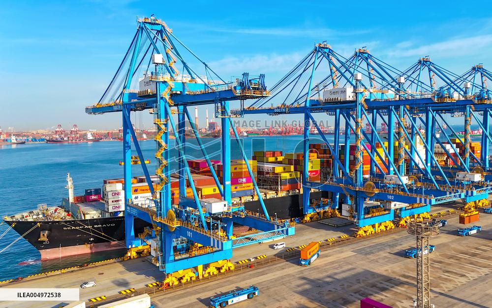 Shandong Port Foreign Trade Route
