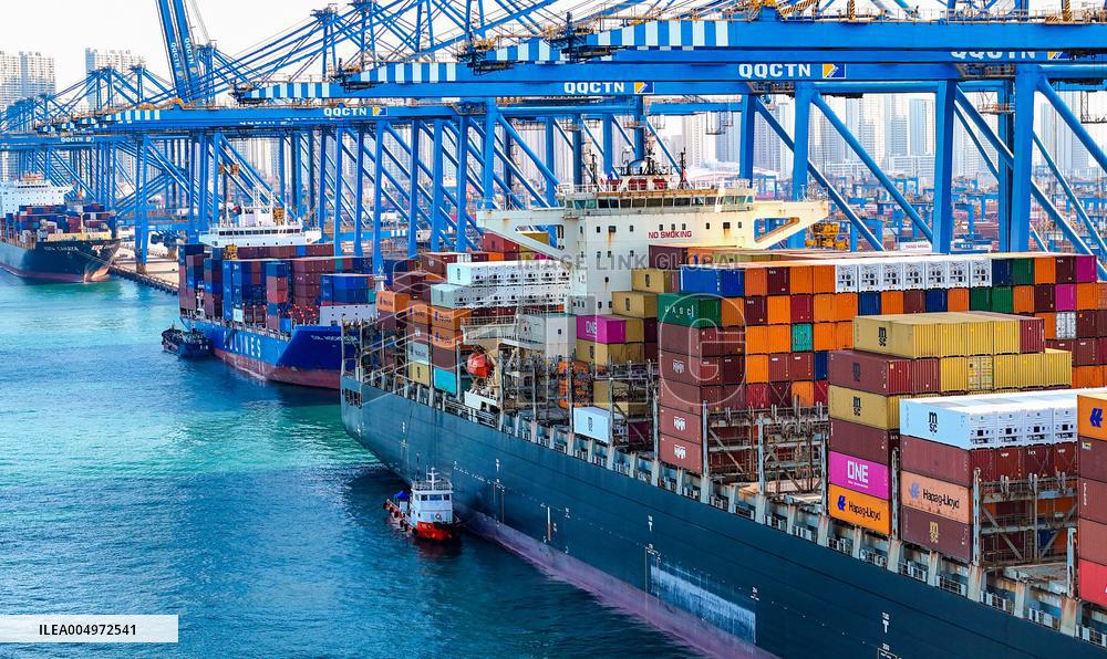Shandong Port Foreign Trade Route