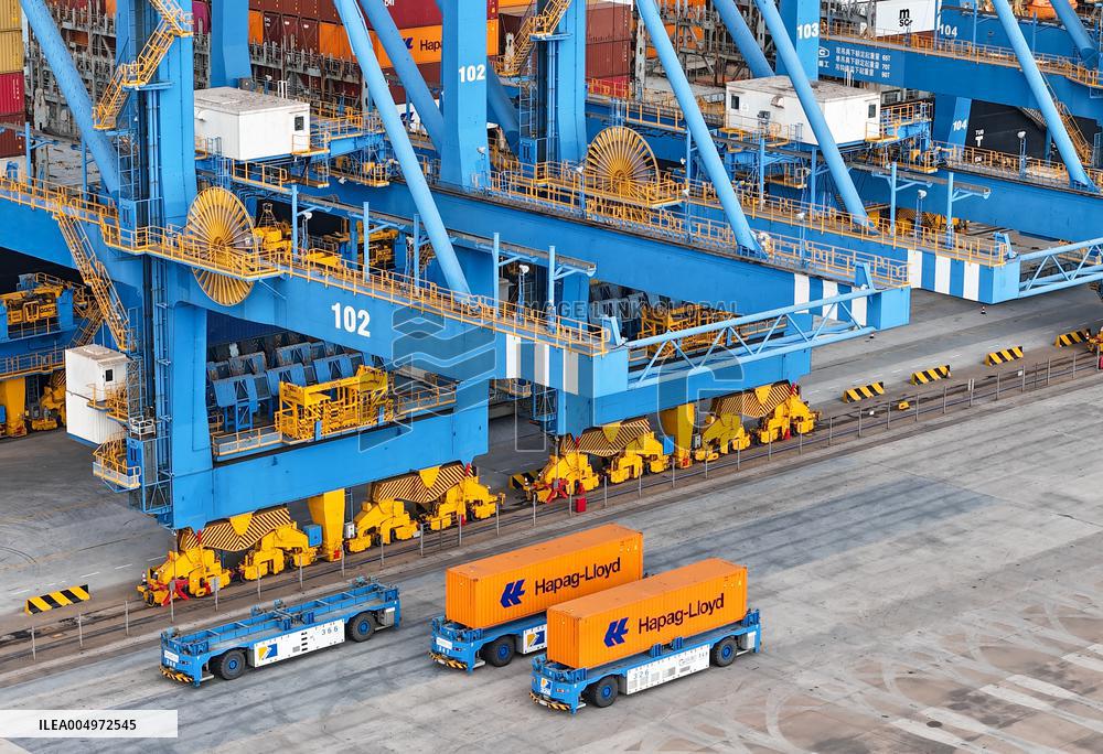 Shandong Port Foreign Trade Route