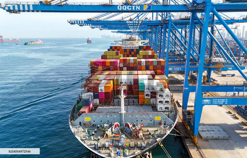 Shandong Port Foreign Trade Route