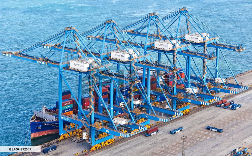 Shandong Port Foreign Trade Route