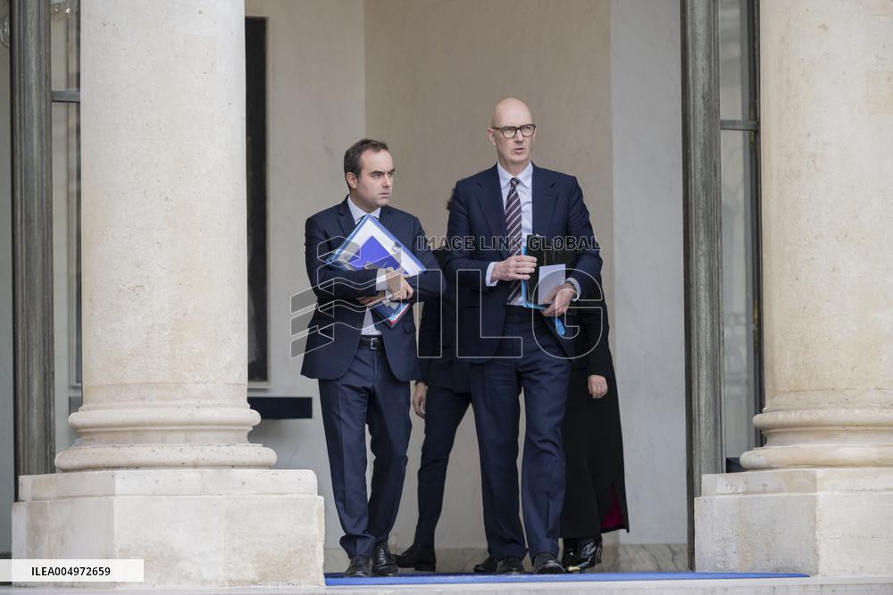 Weekly Cabinet Meeting - Paris