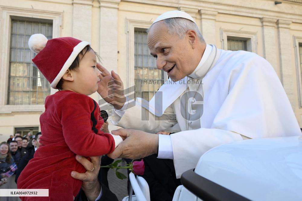 Pope Leo Leads The General Audience - Vatican