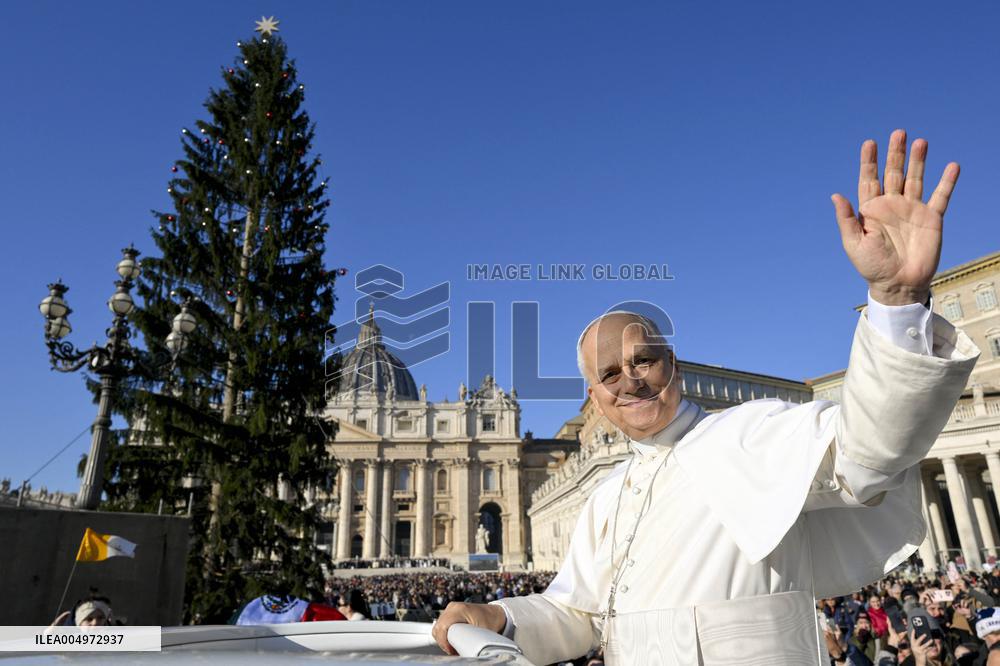 Pope Leo Leads The General Audience - Vatican