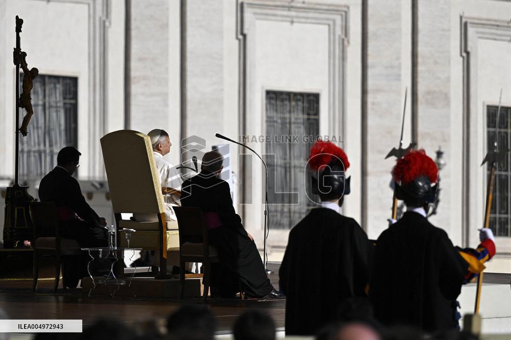 Pope Leo Leads The General Audience - Vatican