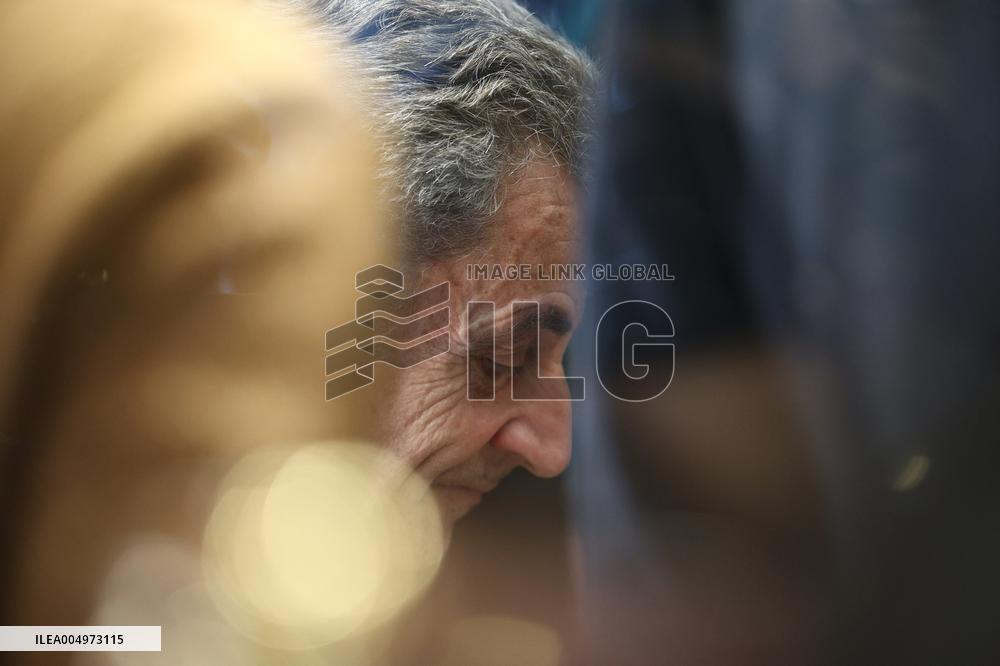 Nicolas Sarkozy at His First Book Signing for Le Journal D'un Prisonnier - Paris