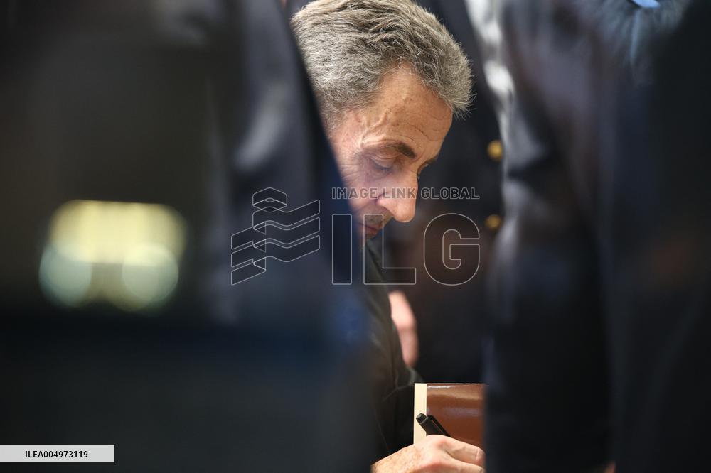 Nicolas Sarkozy at His First Book Signing for Le Journal D'un Prisonnier - Paris