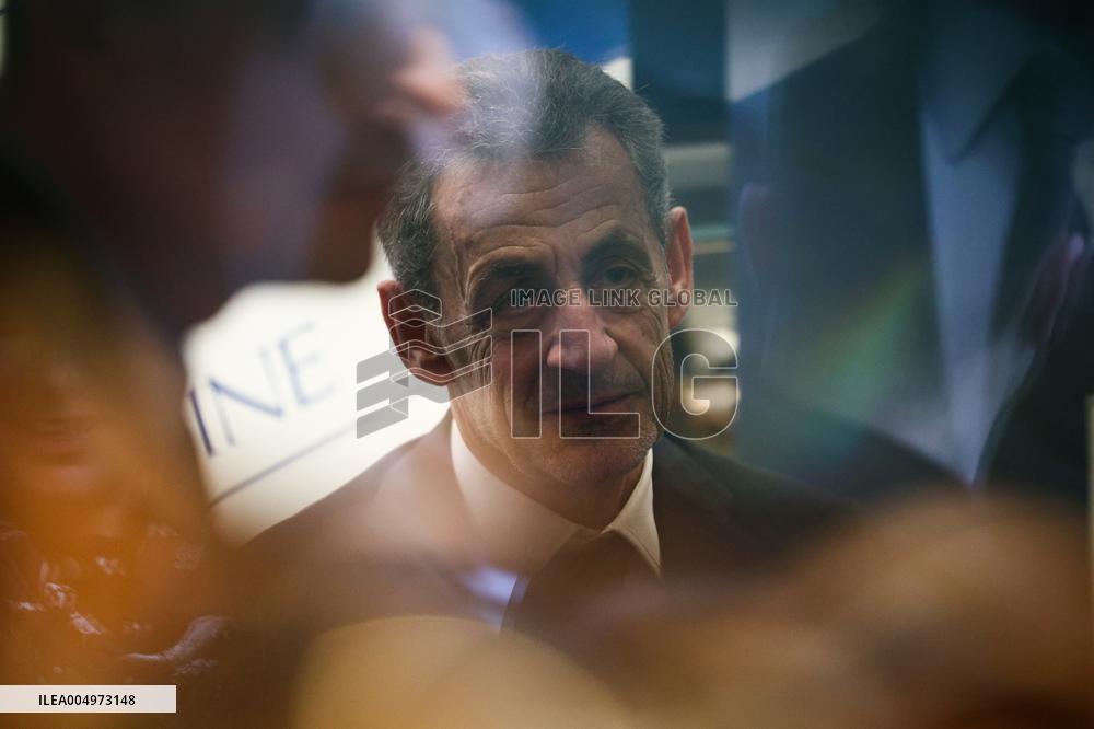 Nicolas Sarkozy at His First Book Signing for Le Journal D'un Prisonnier - Paris