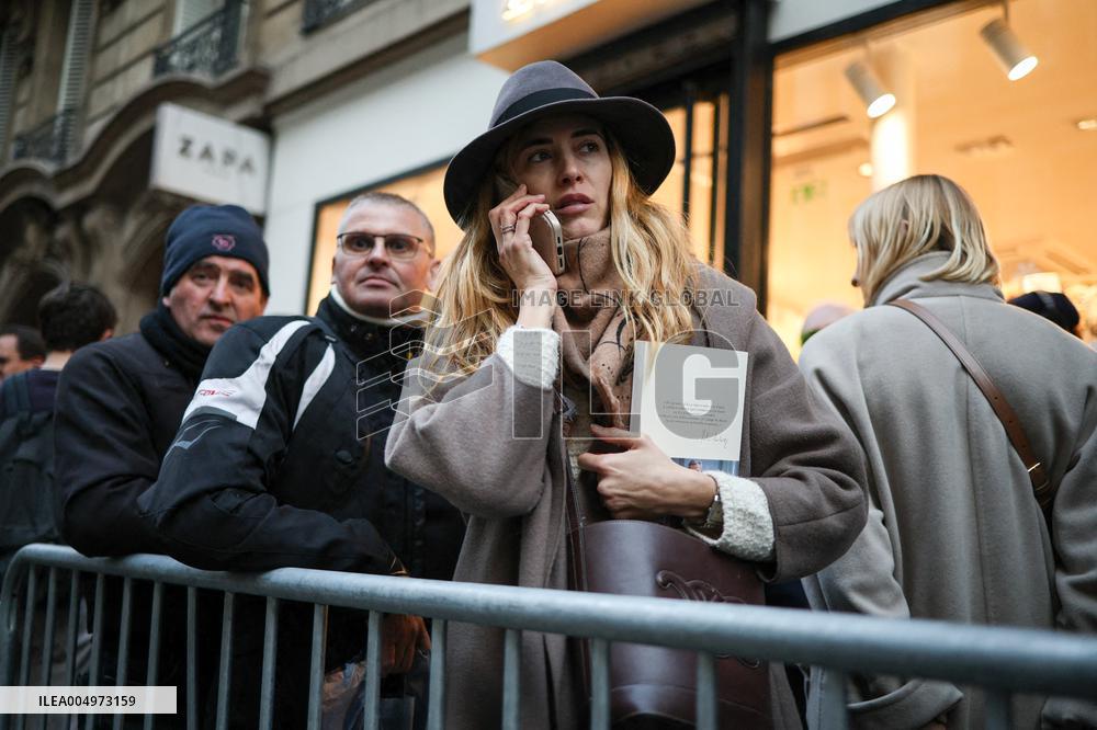Nicolas Sarkozy at His First Book Signing for Le Journal D'un Prisonnier - Paris