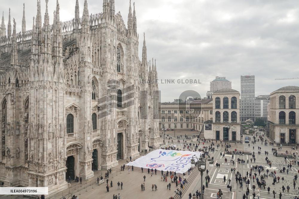 ACLI Peace Caravan Stops in Milan
