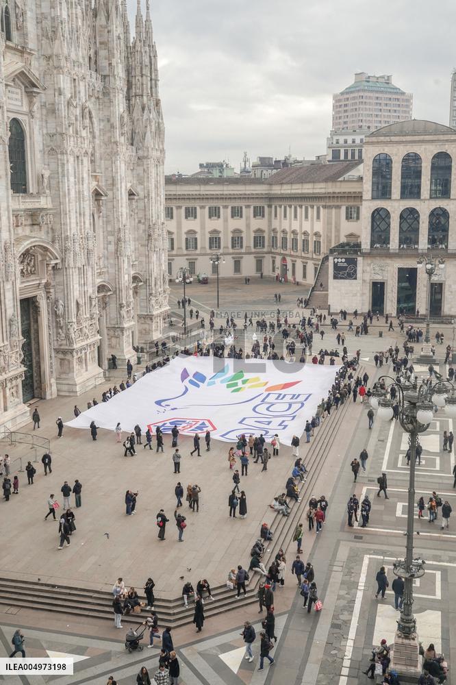 ACLI Peace Caravan Stops in Milan