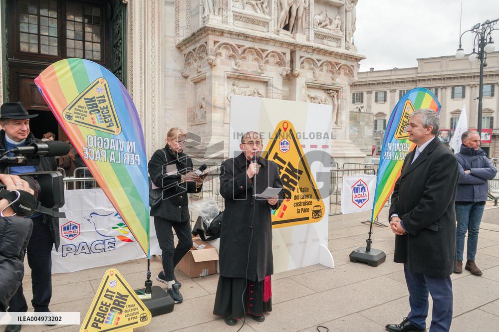 ACLI Peace Caravan Stops in Milan