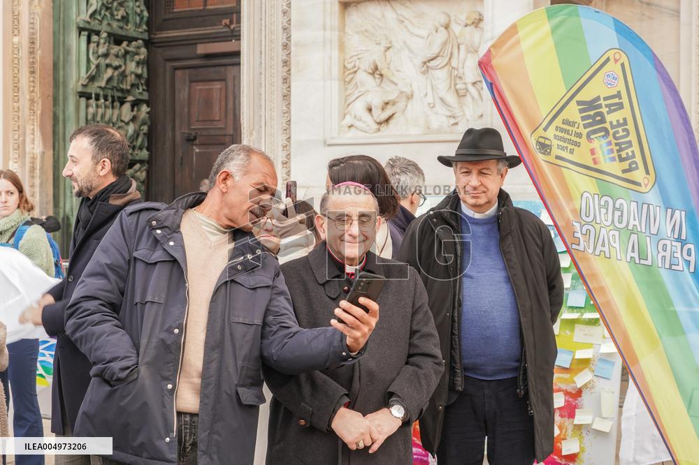 ACLI Peace Caravan Stops in Milan