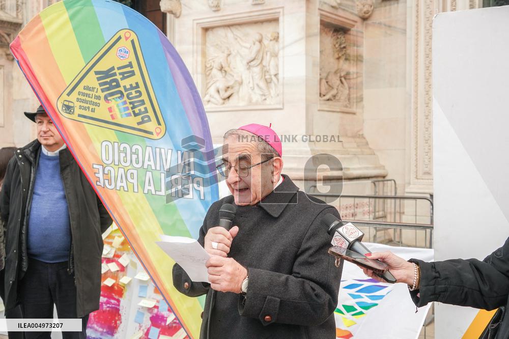 ACLI Peace Caravan Stops in Milan