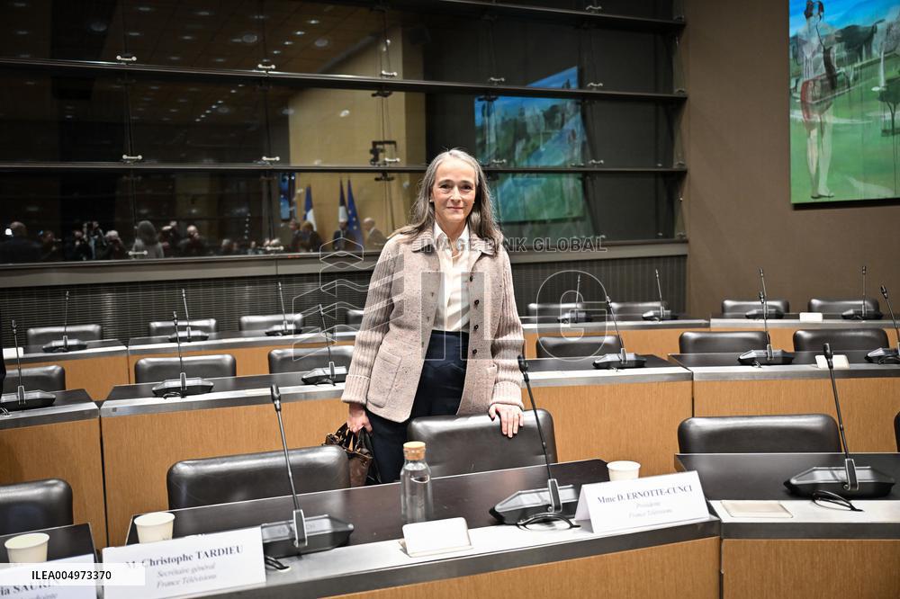 Hearing of Delphine Ernotte-Cunci - Paris