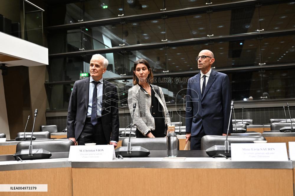 Hearing of Delphine Ernotte-Cunci - Paris