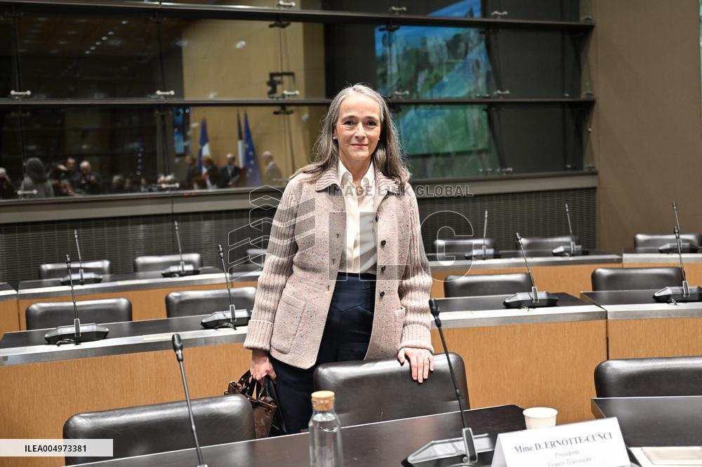 Hearing of Delphine Ernotte-Cunci - Paris