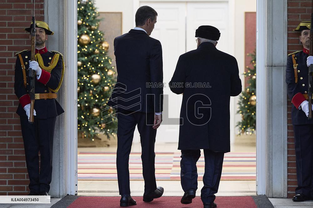 PM Sanchez Receives President Abbas - Madrid