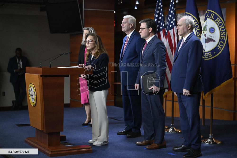 Radio/TV Gallery press conference held by republican House leadership