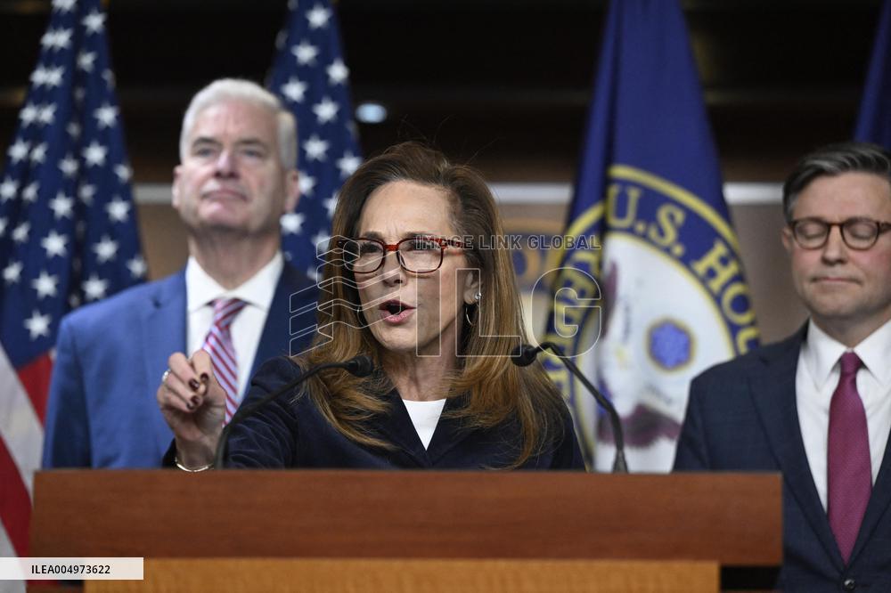 Radio/TV Gallery press conference held by republican House leadership