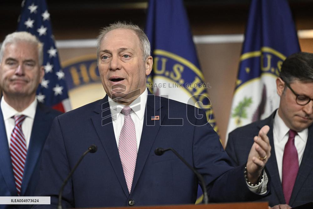 Radio/TV Gallery press conference held by republican House leadership