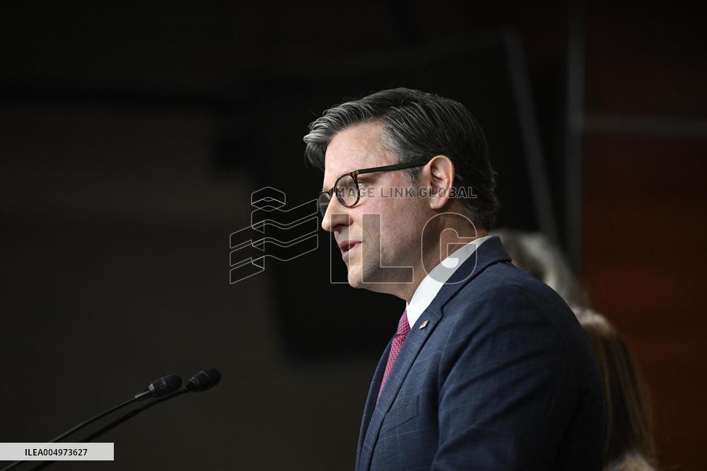 Radio/TV Gallery press conference held by republican House leadership