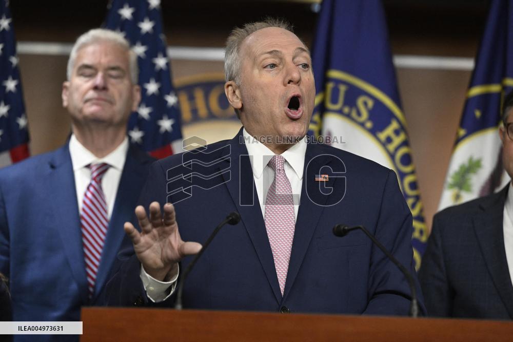 Radio/TV Gallery press conference held by republican House leadership