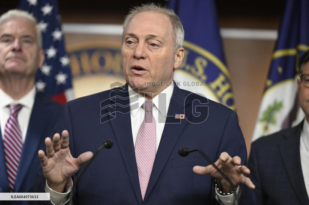 Radio/TV Gallery press conference held by republican House leadership