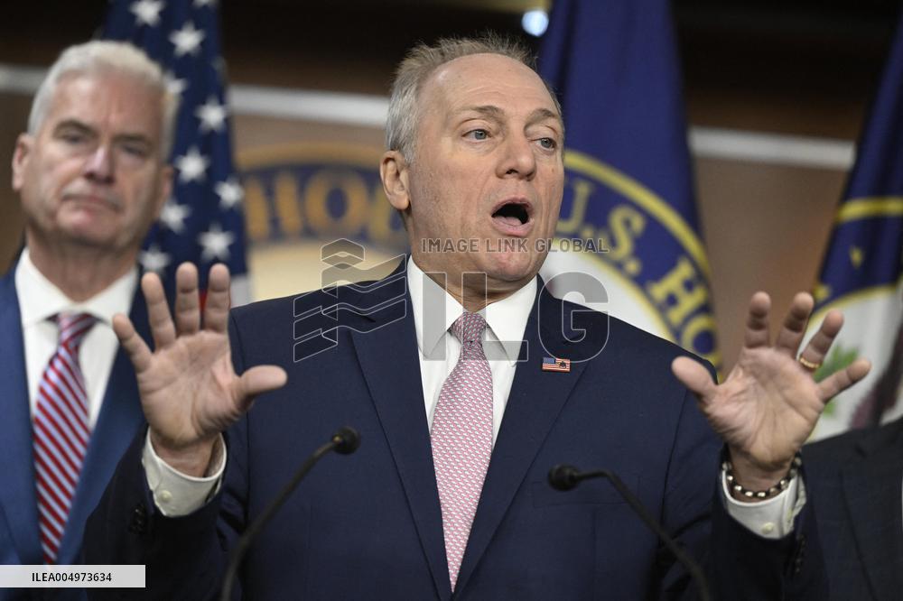 Radio/TV Gallery press conference held by republican House leadership