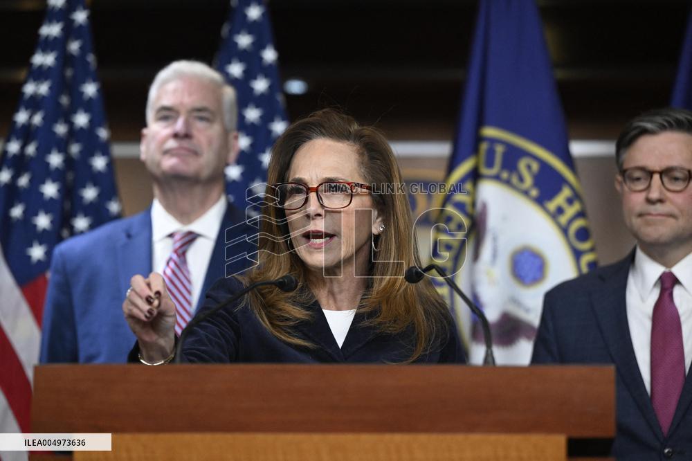 Radio/TV Gallery press conference held by republican House leadership