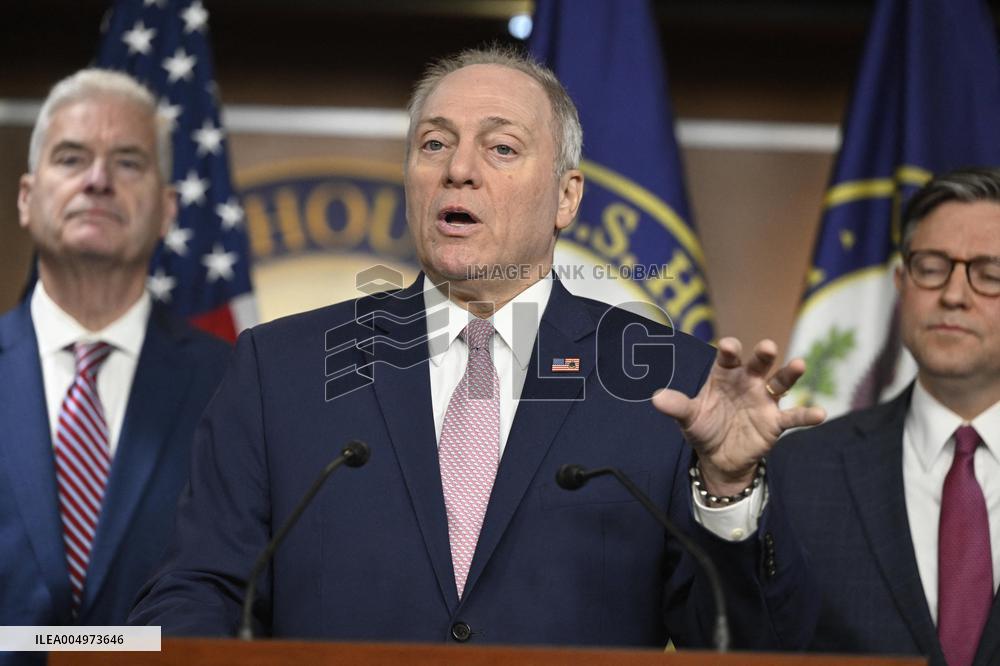 Radio/TV Gallery press conference held by republican House leadership