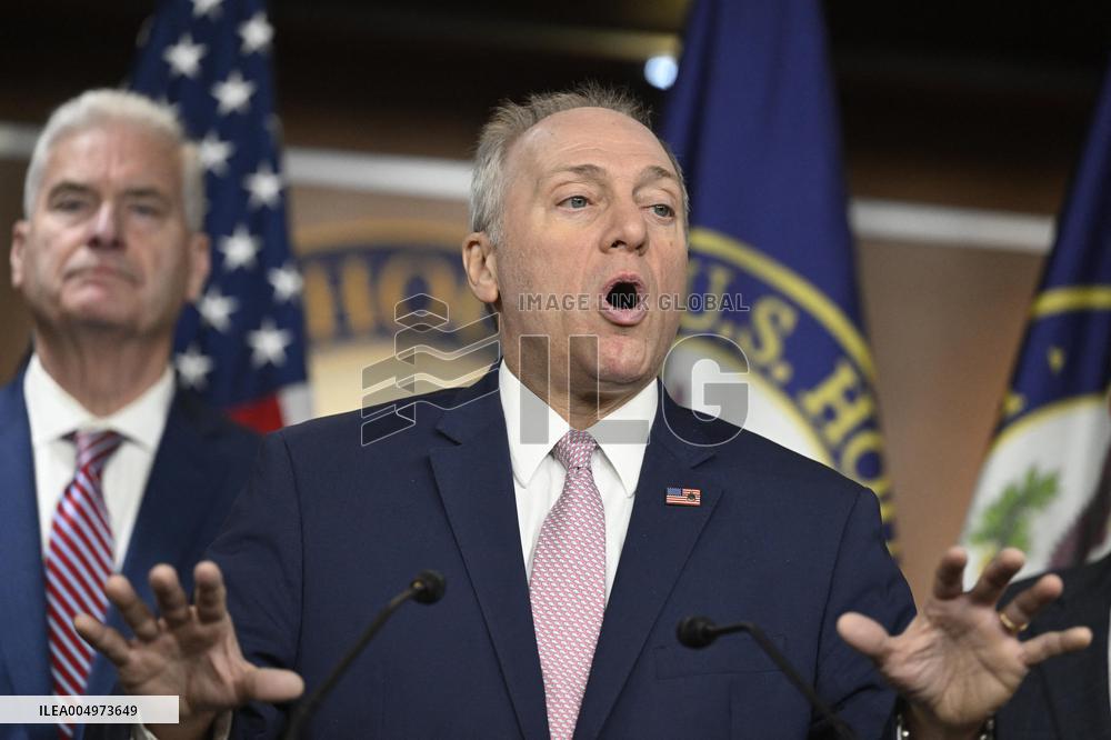 Radio/TV Gallery press conference held by republican House leadership