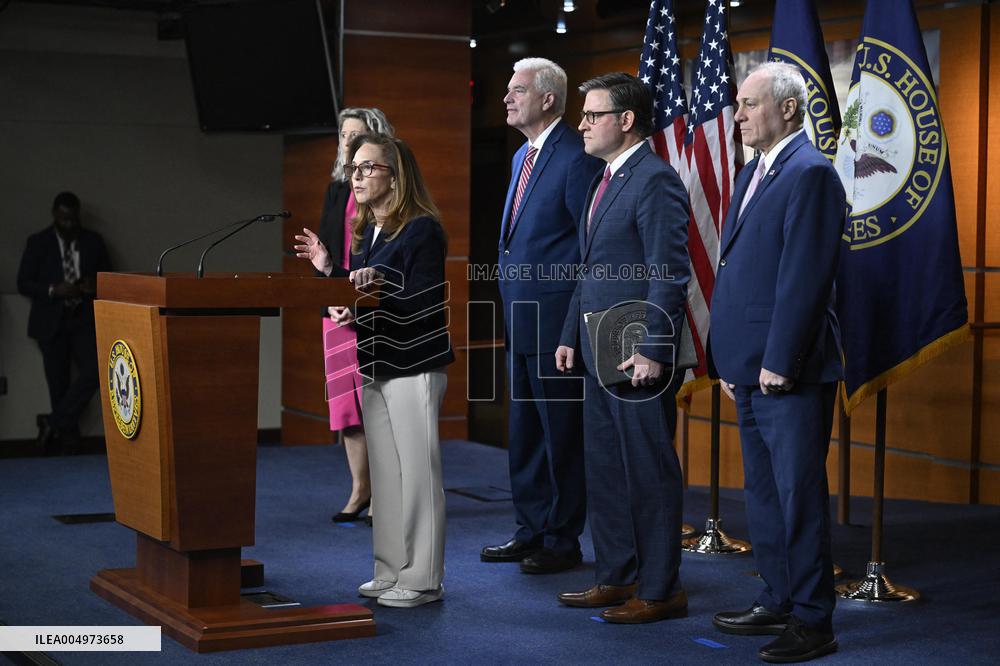 Radio/TV Gallery press conference held by republican House leadership