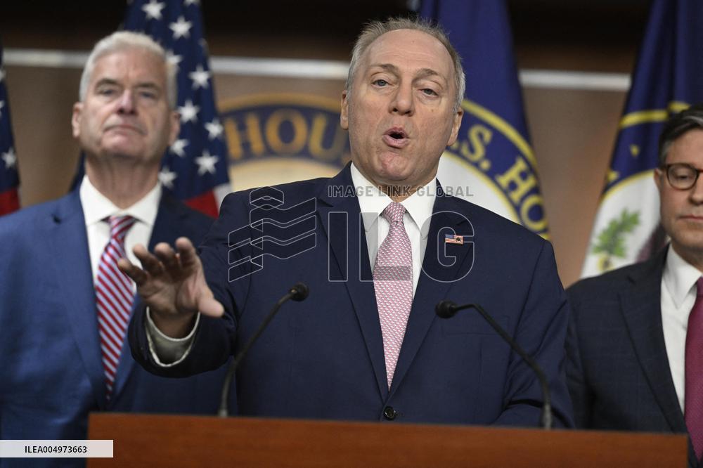 Radio/TV Gallery press conference held by republican House leadership