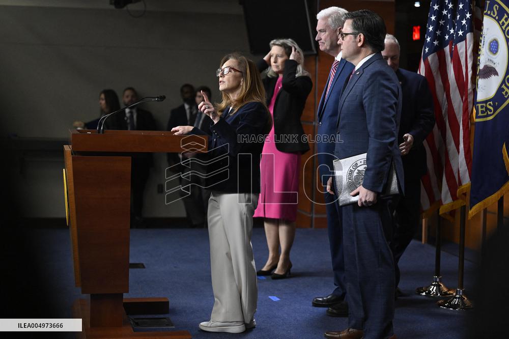 Radio/TV Gallery press conference held by republican House leadership