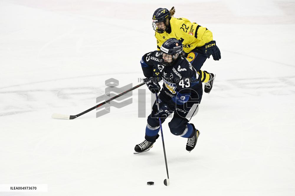 Women's EHT match Finland vs Sweden