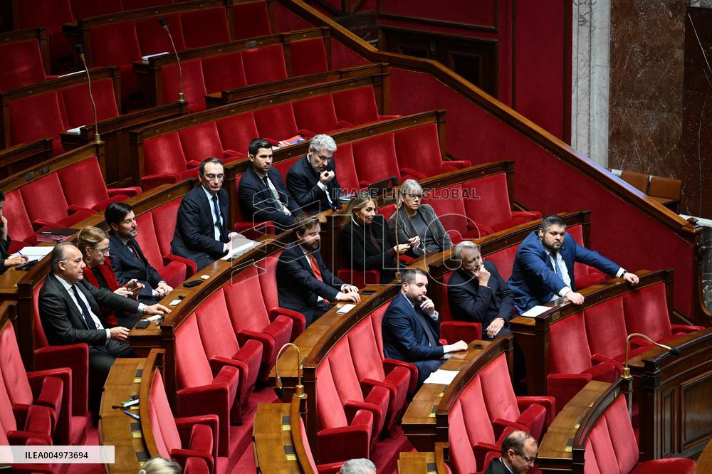 Session of Questions to The Government - Paris