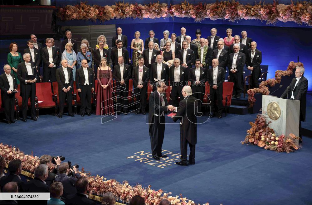 Nobel award ceremony