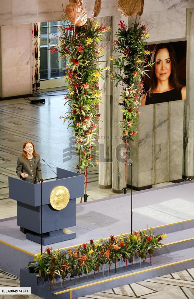 Nobel award ceremony