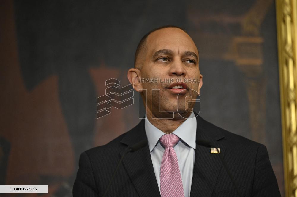 Ceremonial Menorah lighting in the Capitol