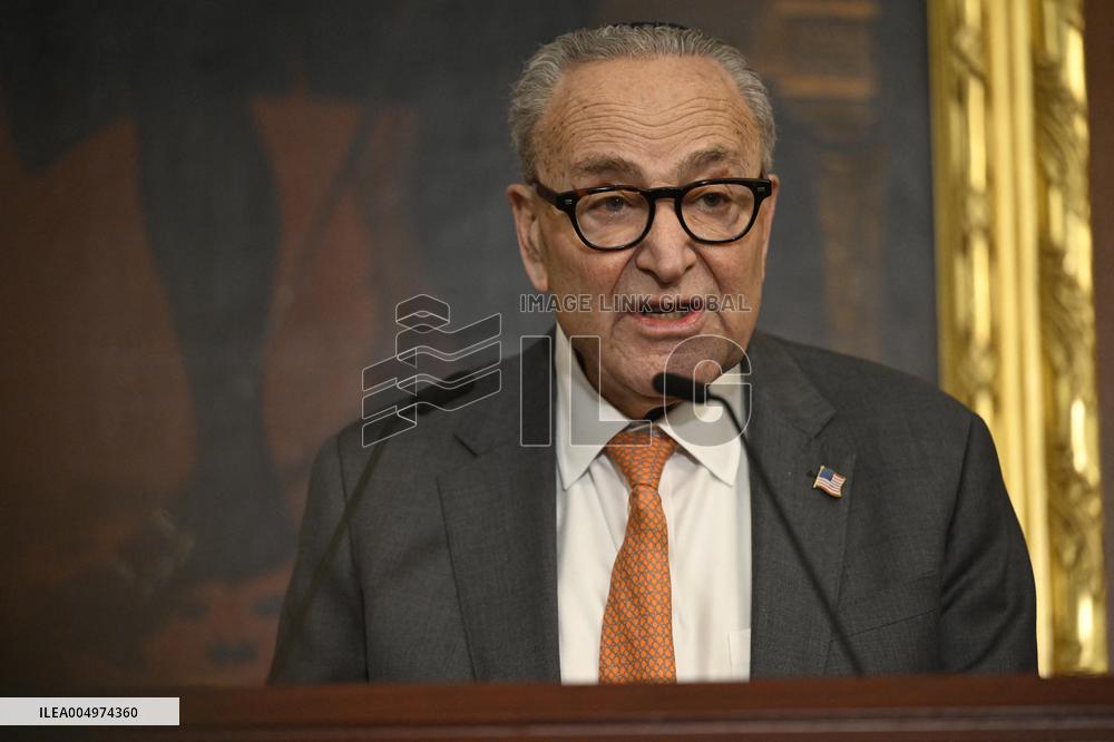 Ceremonial Menorah lighting in the Capitol