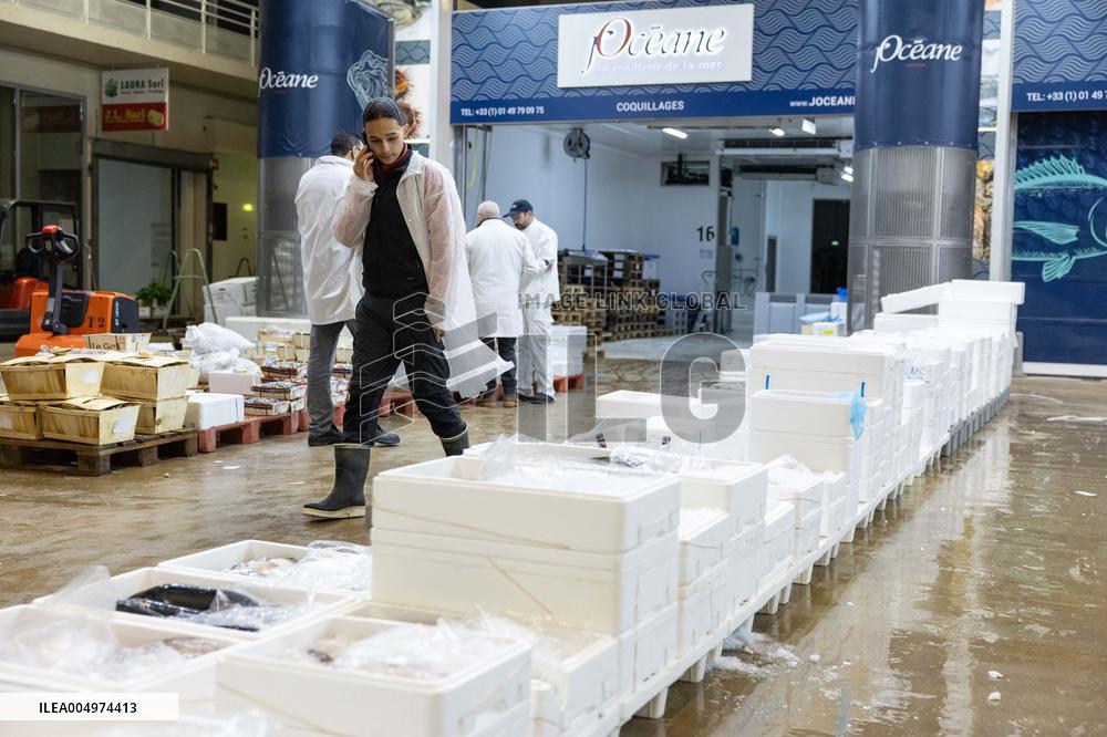 Christmas press visit to the Rungis International Market