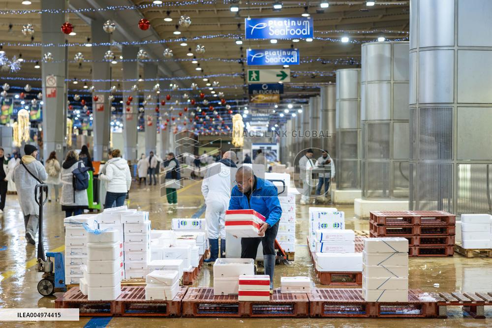 Christmas press visit to the Rungis International Market