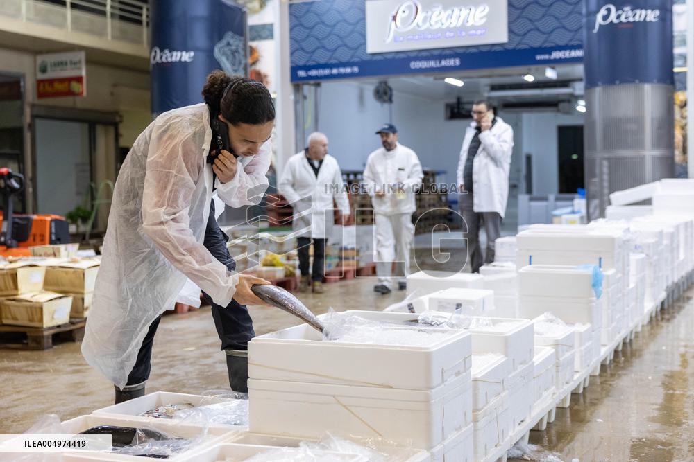 Christmas press visit to the Rungis International Market