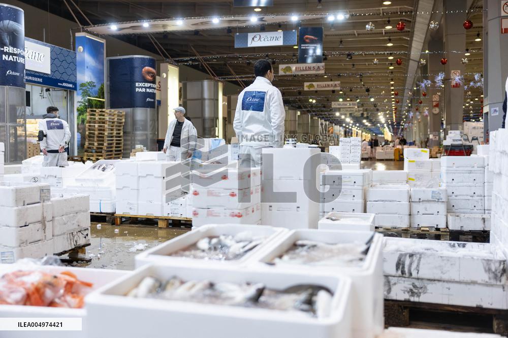 Christmas press visit to the Rungis International Market