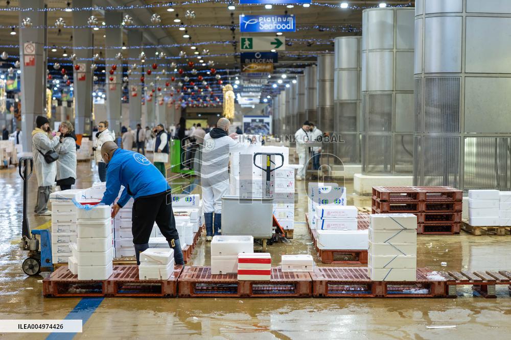 Christmas press visit to the Rungis International Market