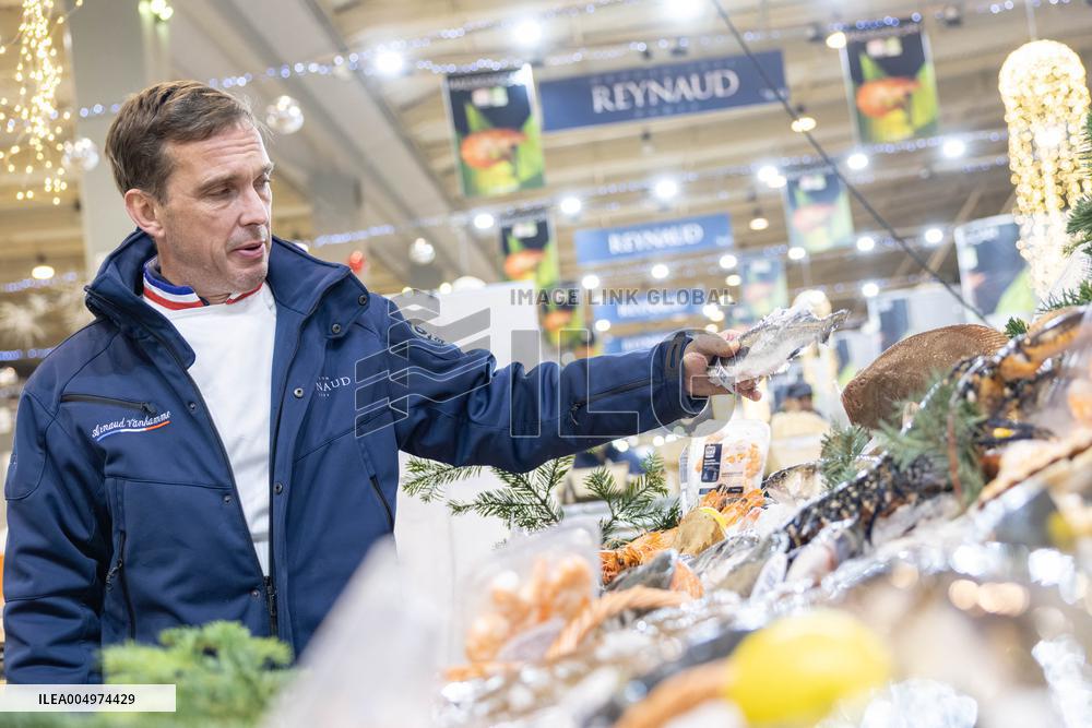 Christmas press visit to the Rungis International Market