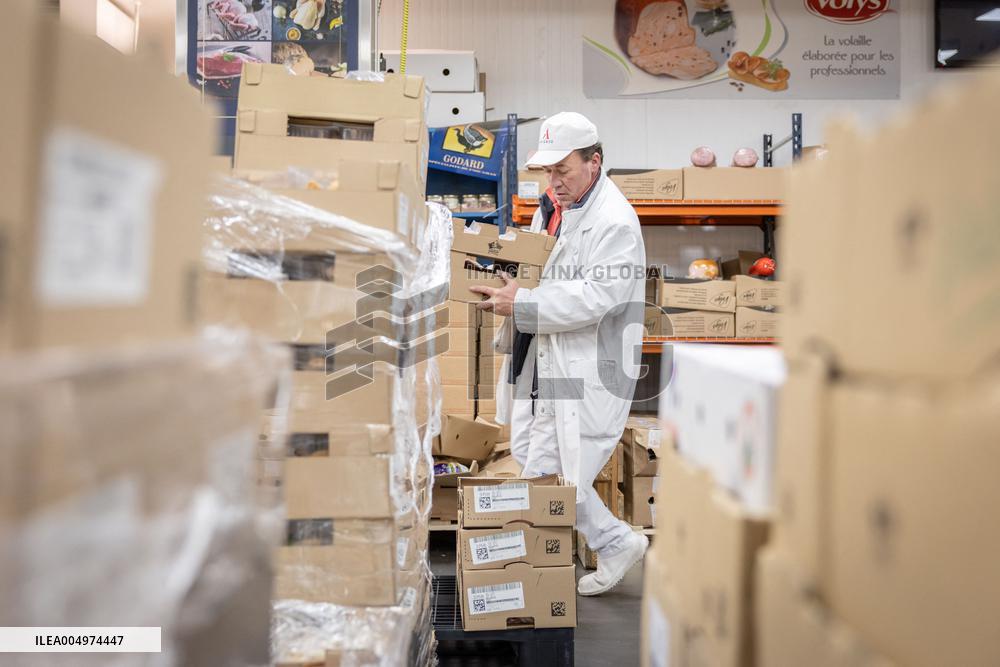 Christmas press visit to the Rungis International Market